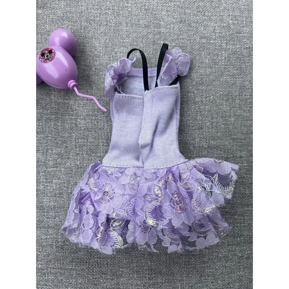 Barbie Doll 80's 90's DISNEY FASHIONS Mickey Minnie PURPLE DRESS Balloon